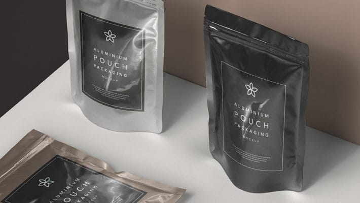 PSD Metal Foil Packaging Mockup » CSS Author