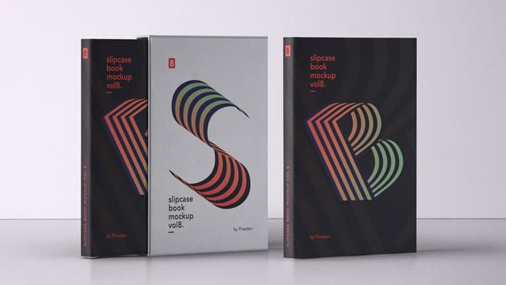 PSD Slipcase Book Mockup