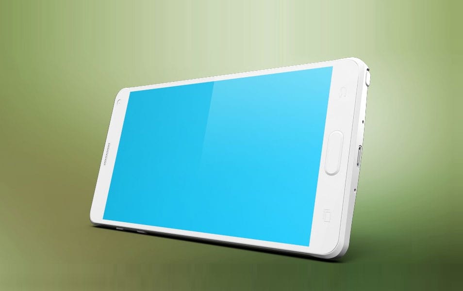Samsung Galaxy Note 4 Mock-up