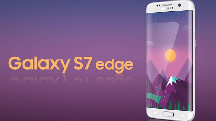 Samsung Galaxy S7 Edge Mockup