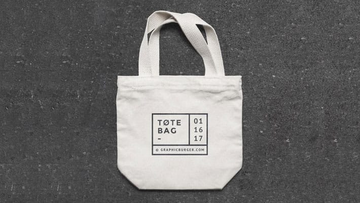 Small Canvas Tote Bag MockUp » CSS Author