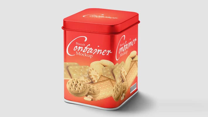 Tin Container Mockups