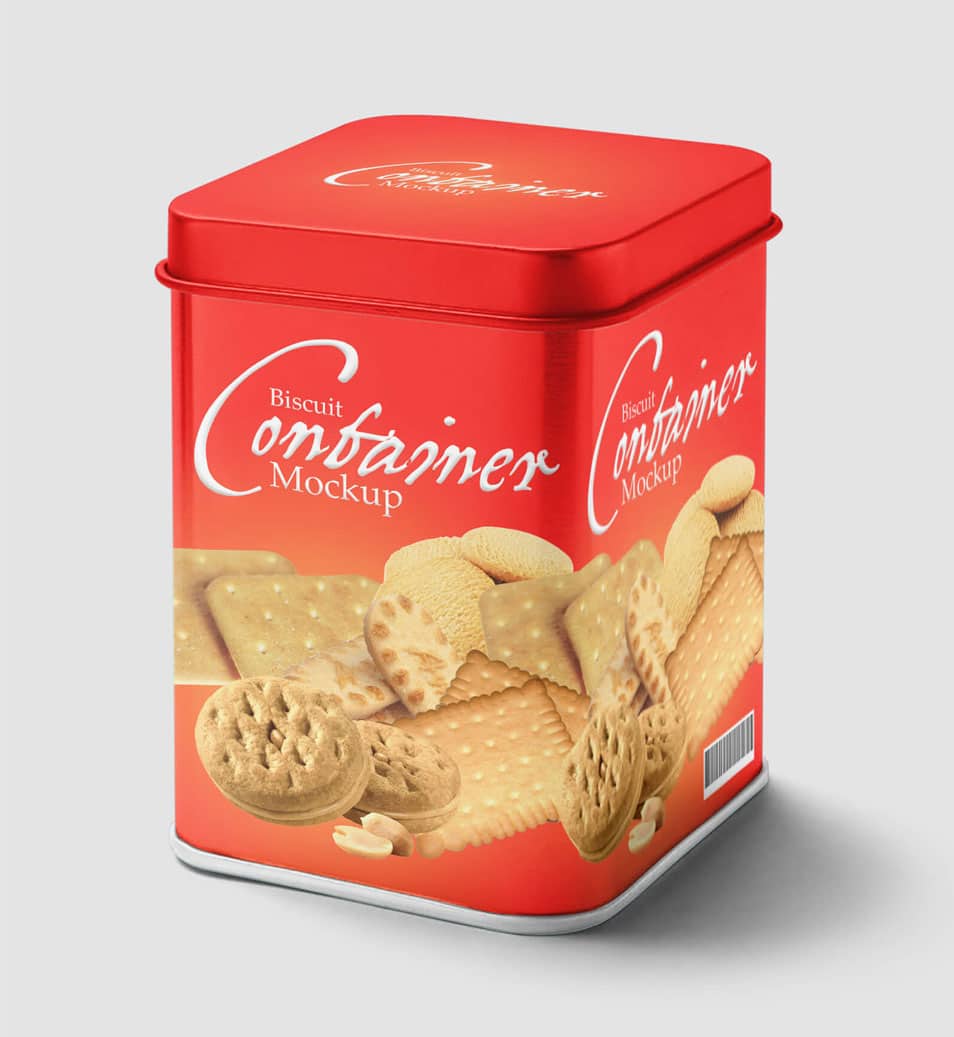 Tin Container Mockups