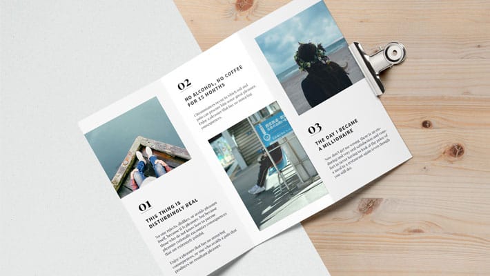 Tri Fold Brochure MockUp