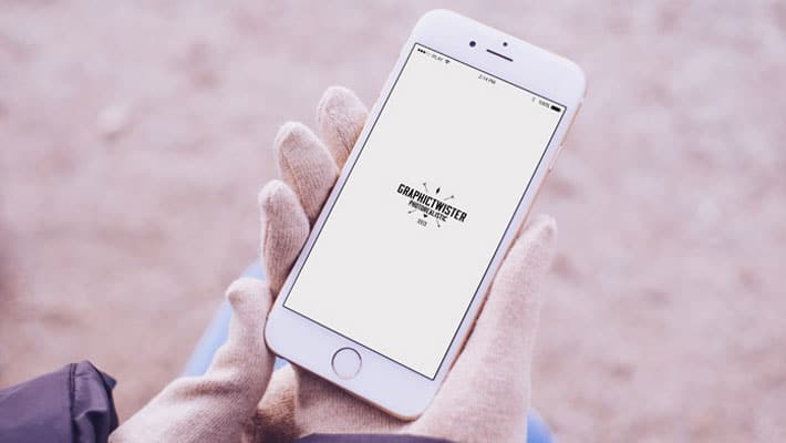 Two Hand iPhone 6 Mockup