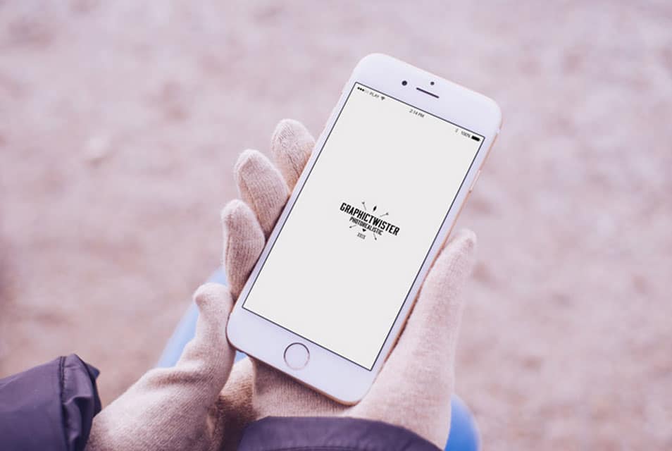 Two Hand iPhone 6 Mockup