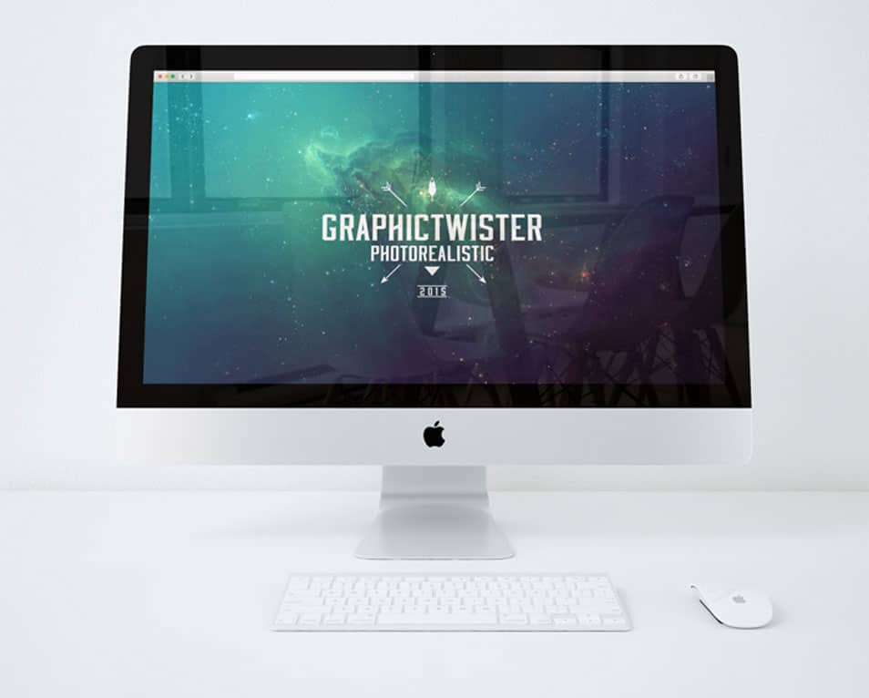 Workspace iMac Mockup