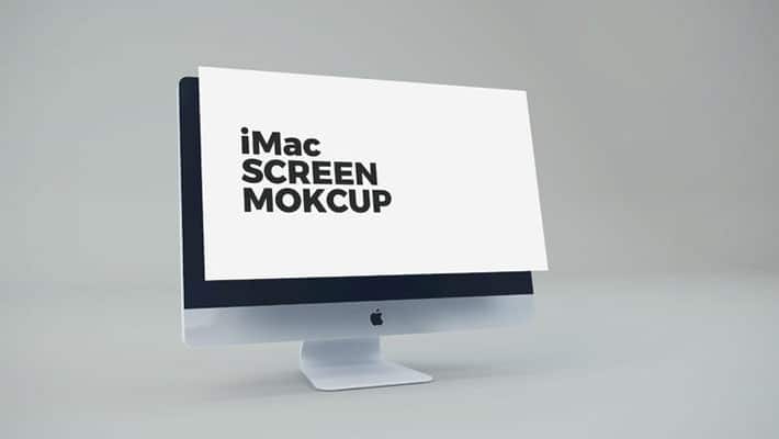 iMac Screen Mockup