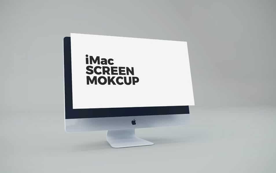 iMac Screen Mockup