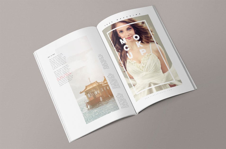 3 Free Magazine Mockup Templates