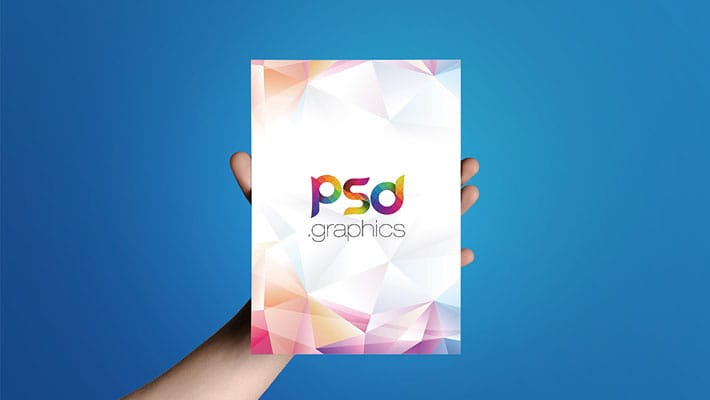 A5 Flyer Mockup Free PSD