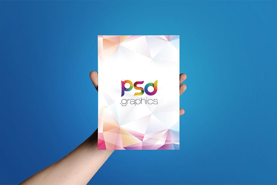 A5 Flyer Mockup Free PSD