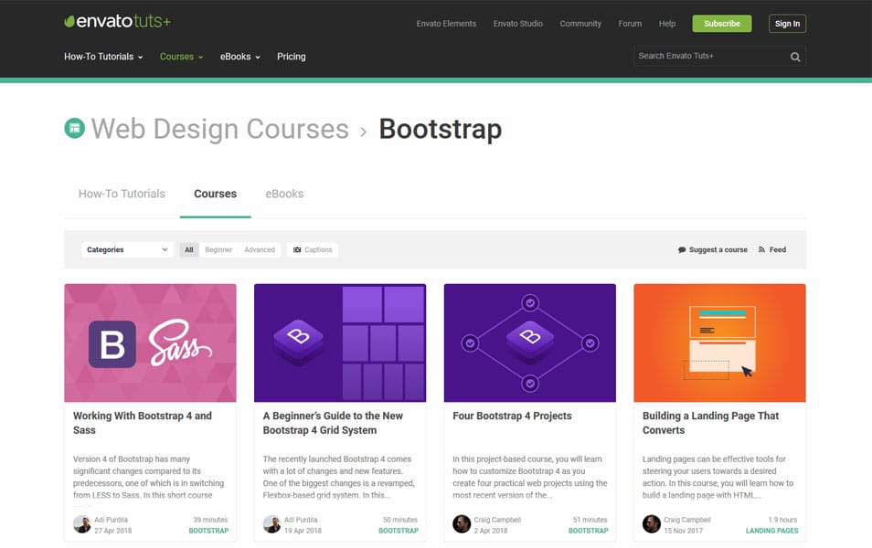 Bootstrap Courses by Envato Tuts+