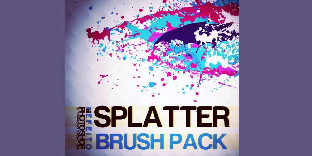 Cool Splatter Brush Set