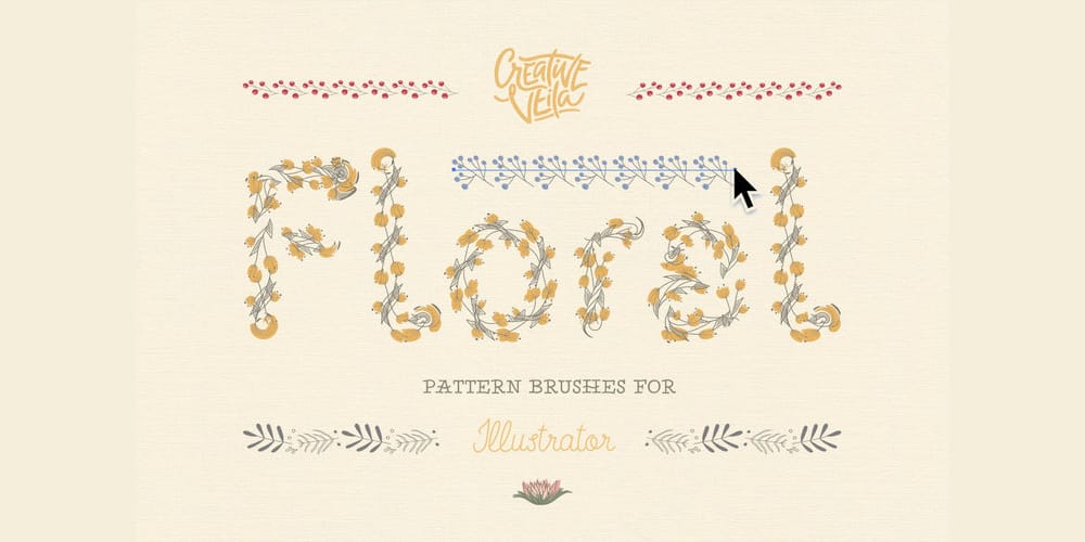 Floral Pattern Brushes