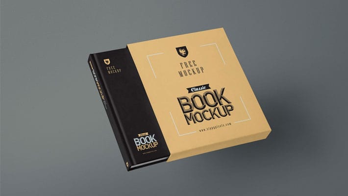 Free Beautiful Bookcase Mockup