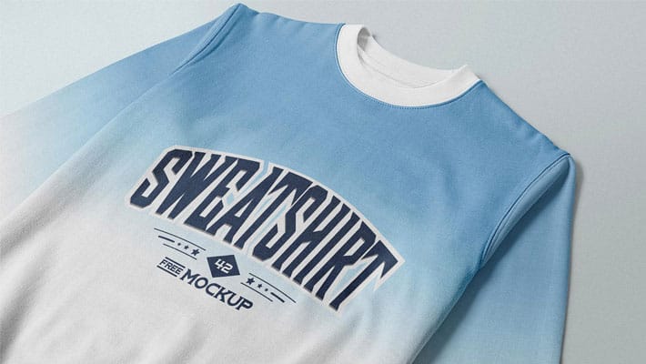 Free Crewneck Sweatshirt Mockup
