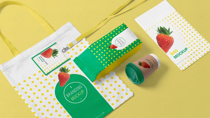 Free Packaging Mockup Scene