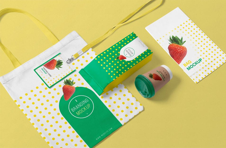 Free Packaging Mockup Scene