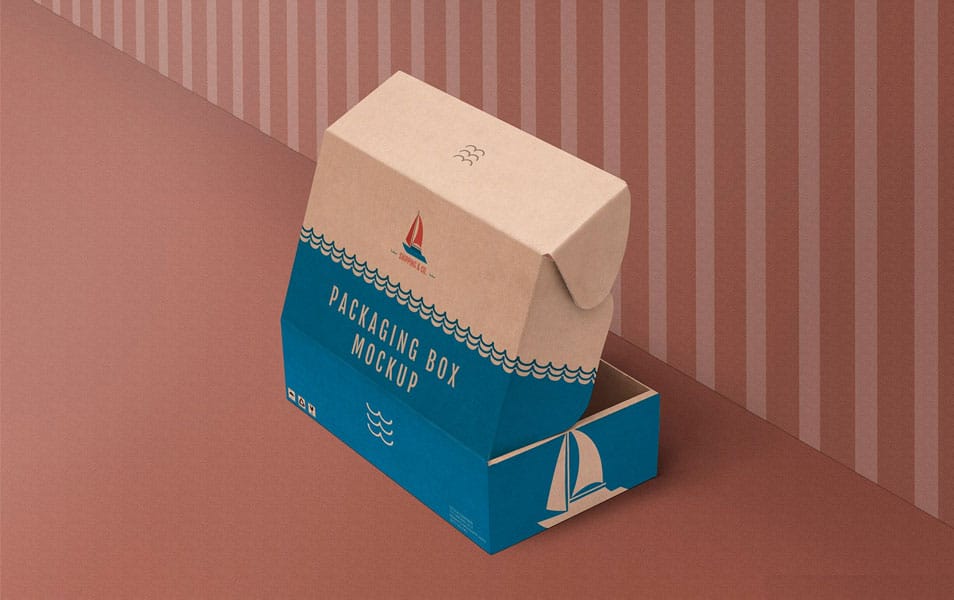 Free Product Box Mockup