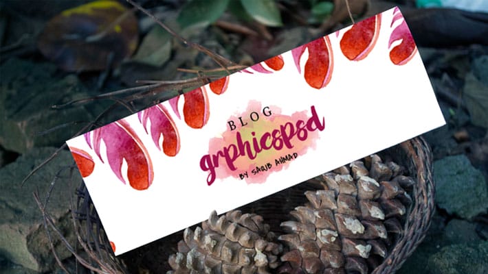 Free Realistic Vintage Card Mockup for Invitations