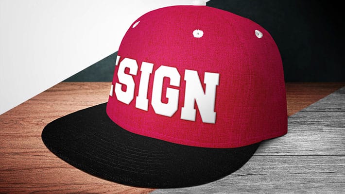 Free Snapback Cap Mock-up in PSD
