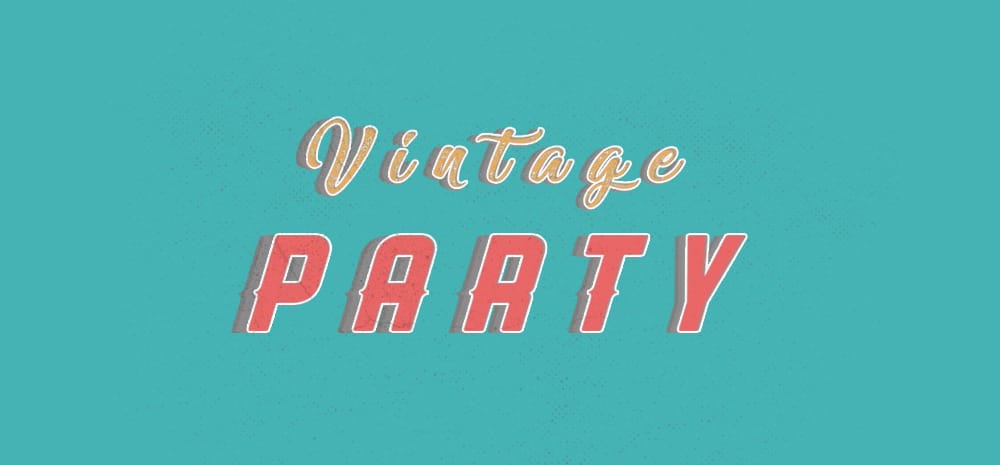 Free Vintage Style Text PSD
