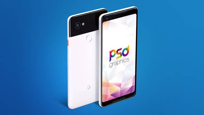 Google Pixel 2 XL Mockup Free PSD