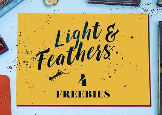 Light & Feather: 4 Free MockUps