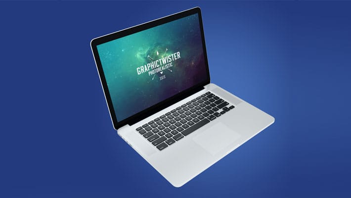 Mac Book Pro Mockup Perspective