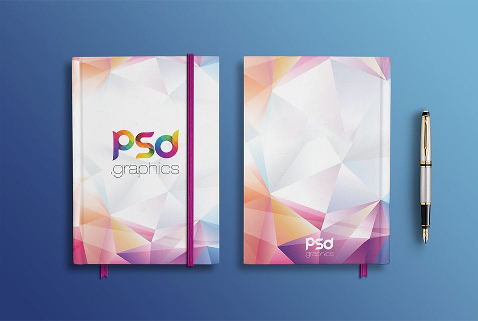 Notebook Branding Mockup Free PSD