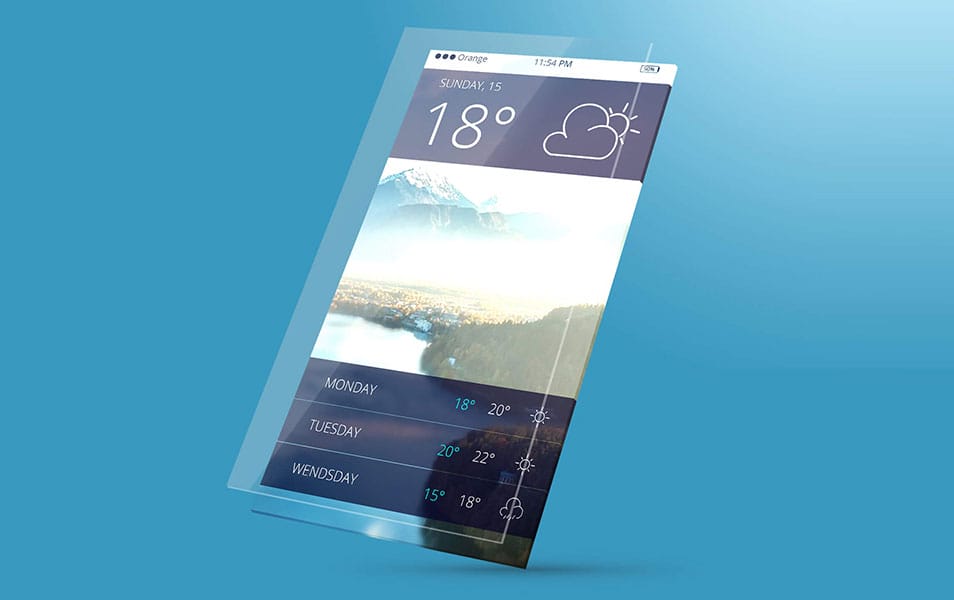 Phone Screen Mockup
