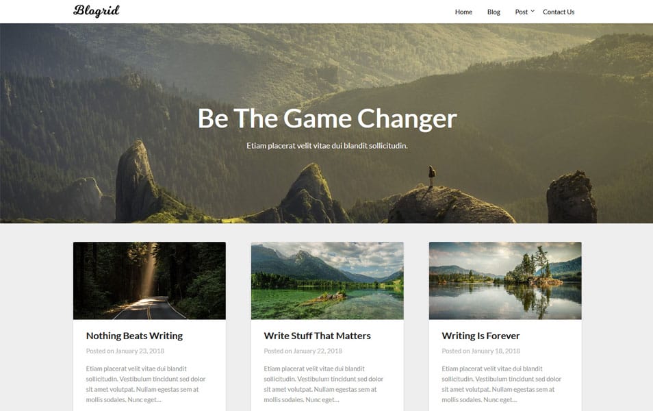 25+ Best Free Masonry Grid Style WordPress Themes 2022 5 Blogrid