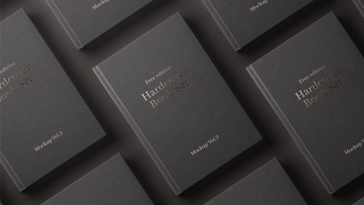 PSD Book Mockup Hardcover