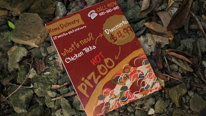 Realistic Flyer Mockup PSD Free Download