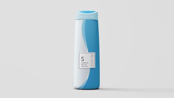 Shampoo Bottle Mockup PSD