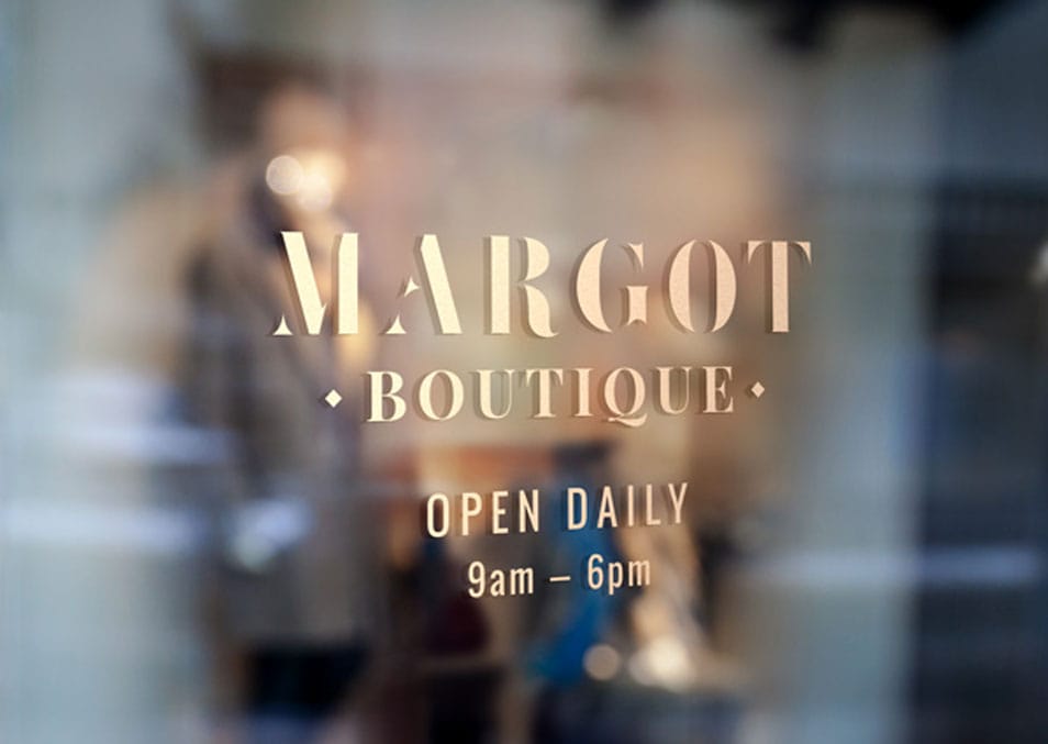 Window Signage MockUp