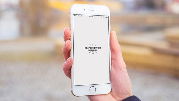 Woman Hand iPhone 6 Mockup