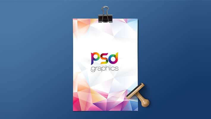 A4 Paper Mockup Template PSD