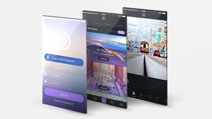 App Design Presentation Mockup