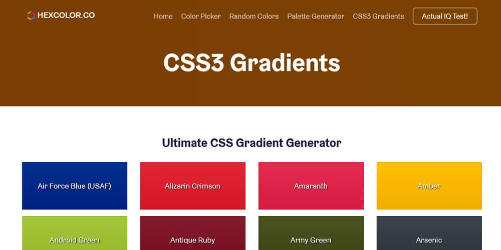 The Best Gradient Generators & Libraries » CSS Author