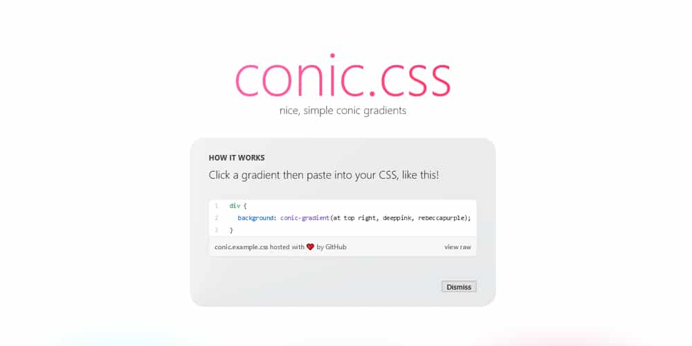 Conic CSS