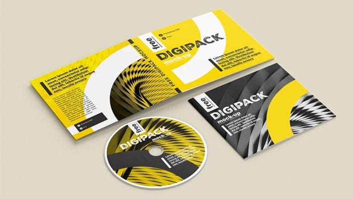 Digipack Mockup Template