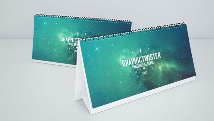 Double Calendar Mockup