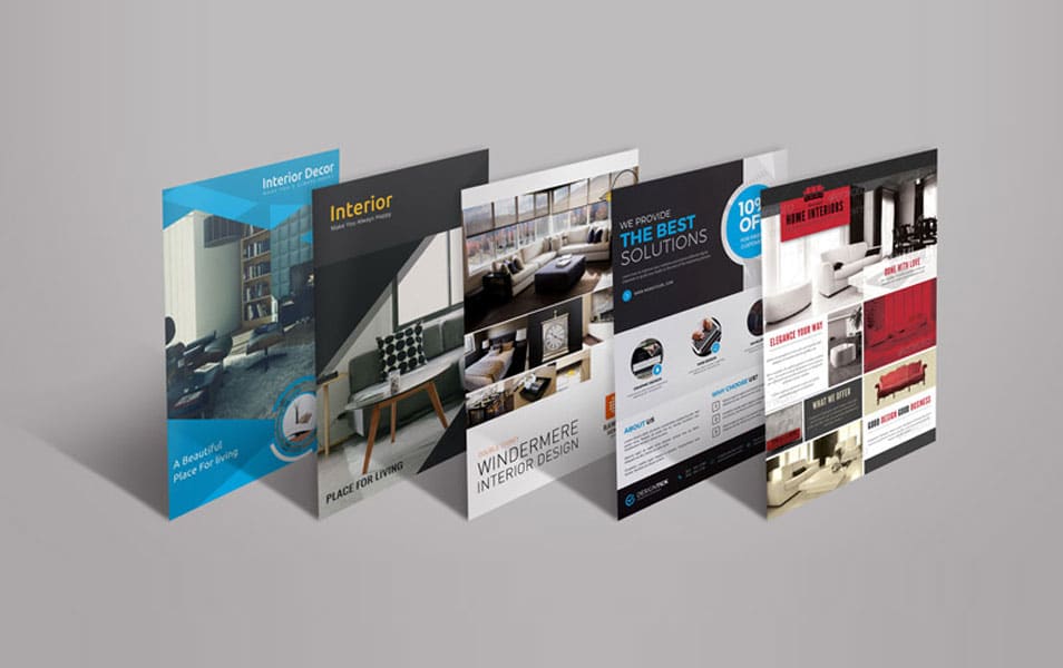 Free A4 Flyer Deal / Bundle Preview Mock-up PSD