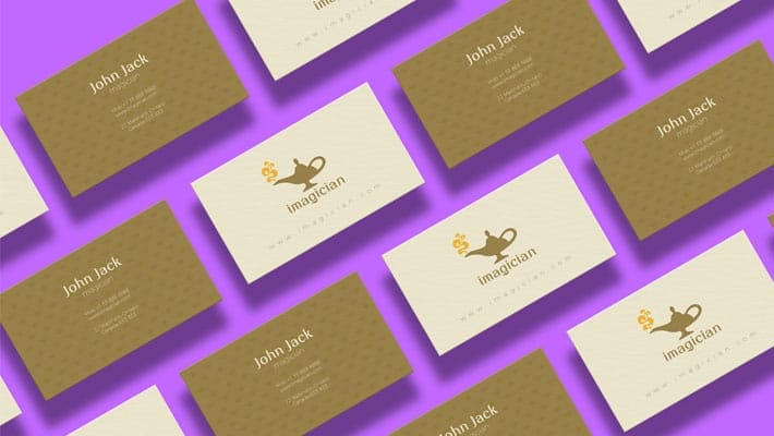 Free Business Card Design Template & Mock-up PSD