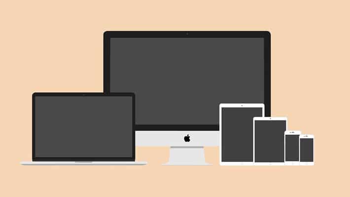 Free Flat Apple Devices Mockups