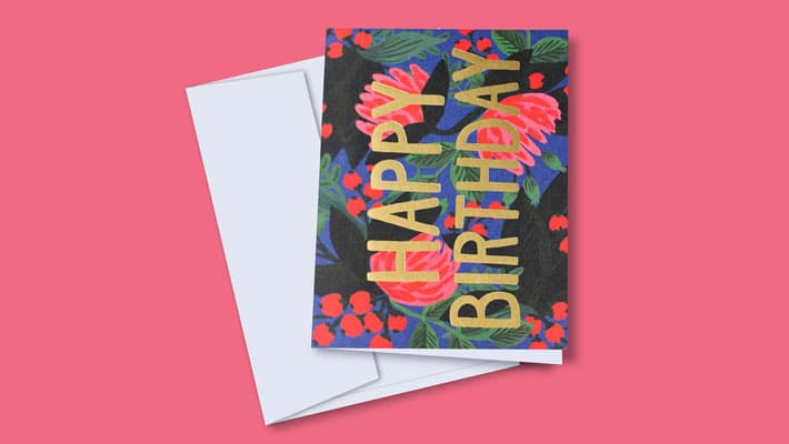 Free Greeting Card Mock-up PSD