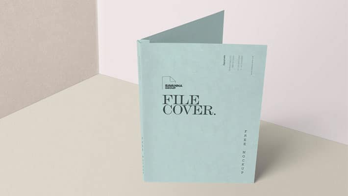 Free Presentation Folder Mockup