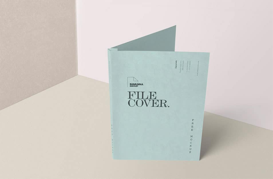 Free Presentation Folder Mockup